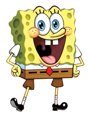 "SpongeBob SquarePants character" by Nickelodeon (NickRewind) is licensed under CC BY 3.0. To view a copy of this license, visit https://creativecommons.org/licenses/by/3.0/?ref=openverse.